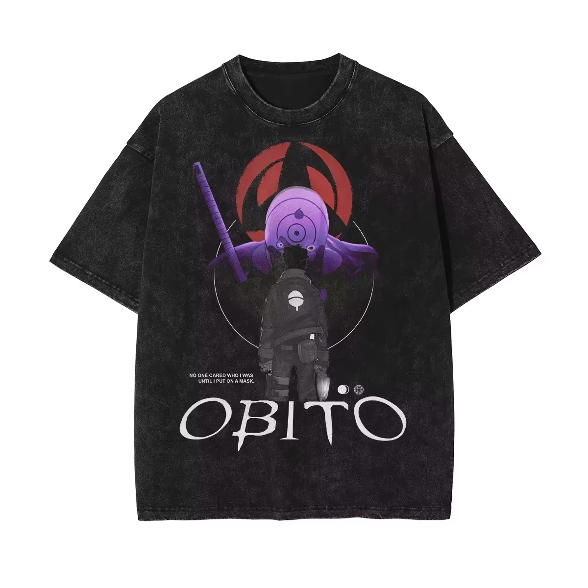 Anime Cosplay Obito - Nouveau T-shirt Oversize Naruto Obito Uchiha