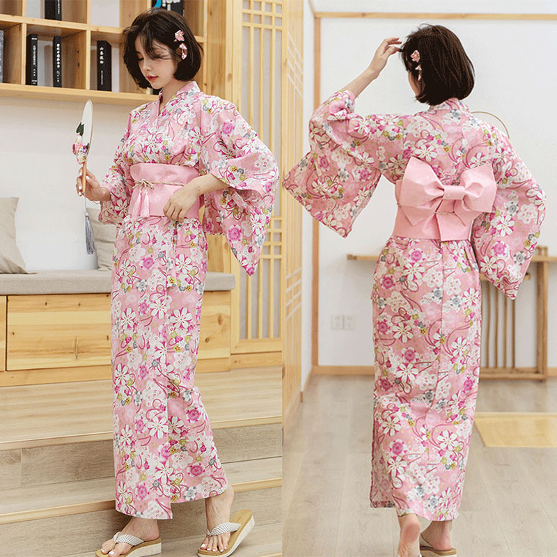 Demon Slayer Haori - Kimono traditionnel en coton pour femme,