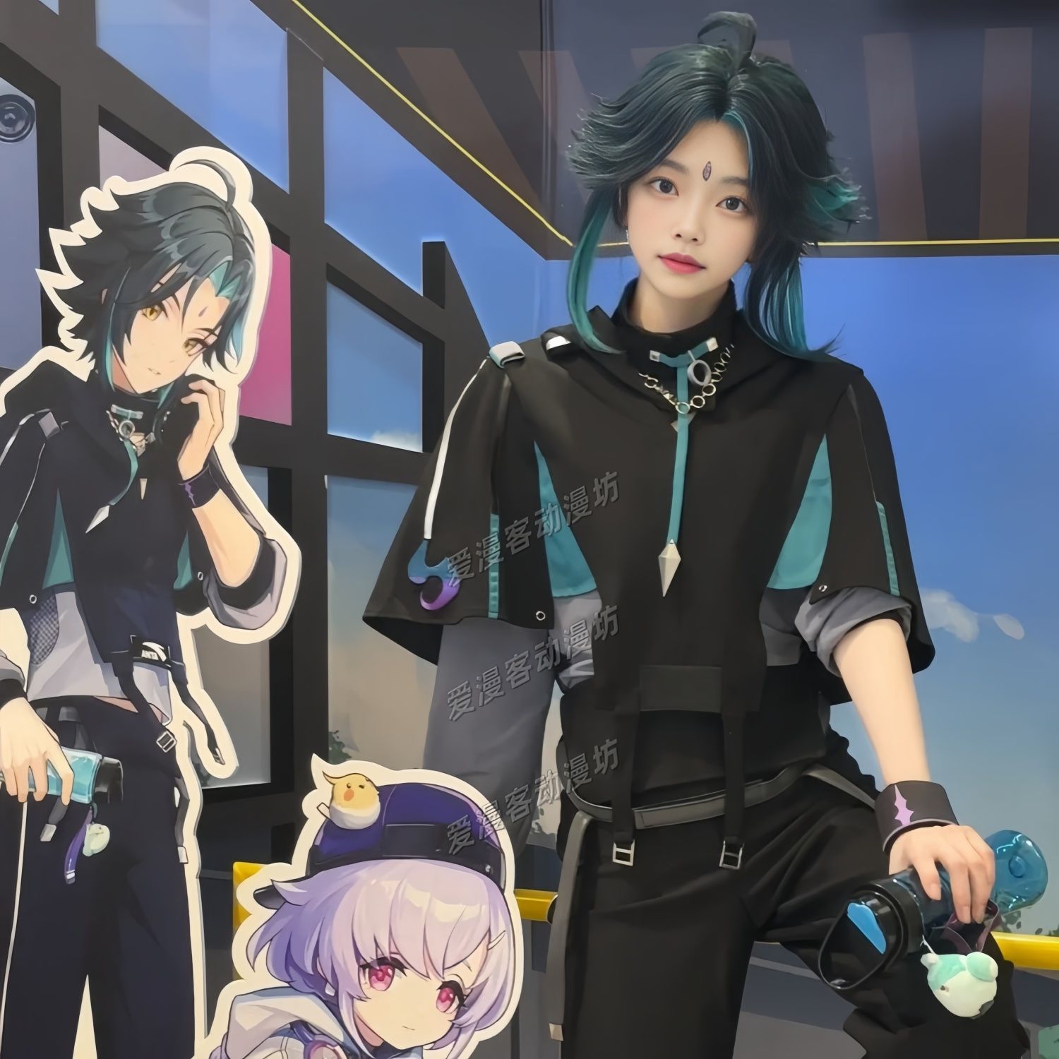 Anime Cosplay Male - Costumes d'Halloween XIAO, vêtements du jeu