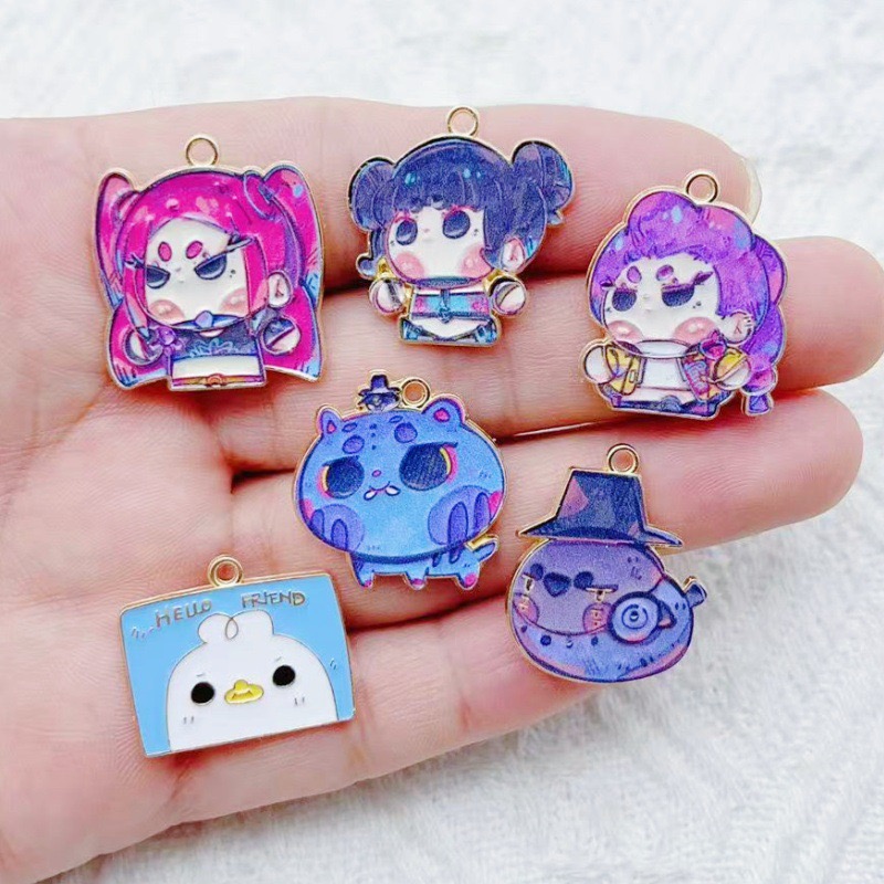 Anime & Cosplay Expo Acx 2025 - 10 pièces Pendentifs en alliage motif