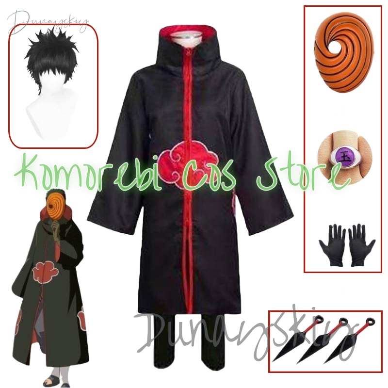 Anime Cosplay Obito - Anime Obito Cosplay Costume pour Garçons,