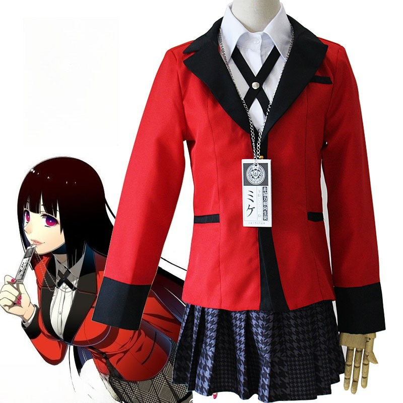 Anime Cosplay Kakegurui - Costume de cosplay Anime Kakegurui Jabami