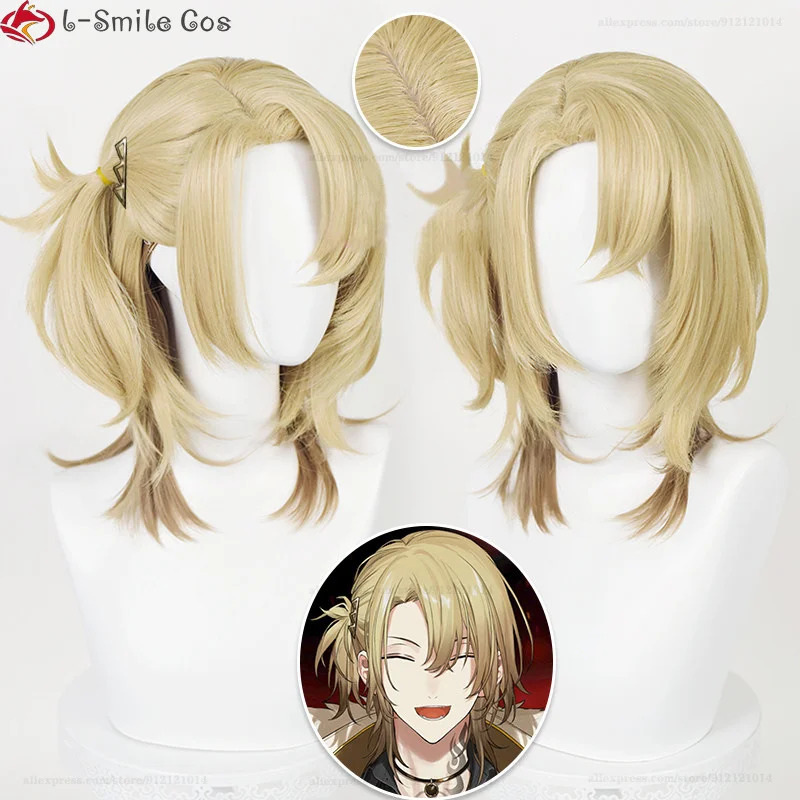 Anime Cosplay Nun - Vtuber NIJISANJI Luca Kaneshiro Cosplay jaune