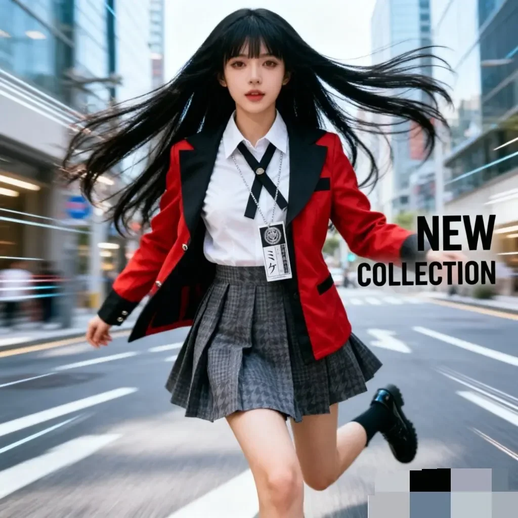 Anime Cosplay Kakegurui - Costume de cosplay Anime Kakegurui Jabami