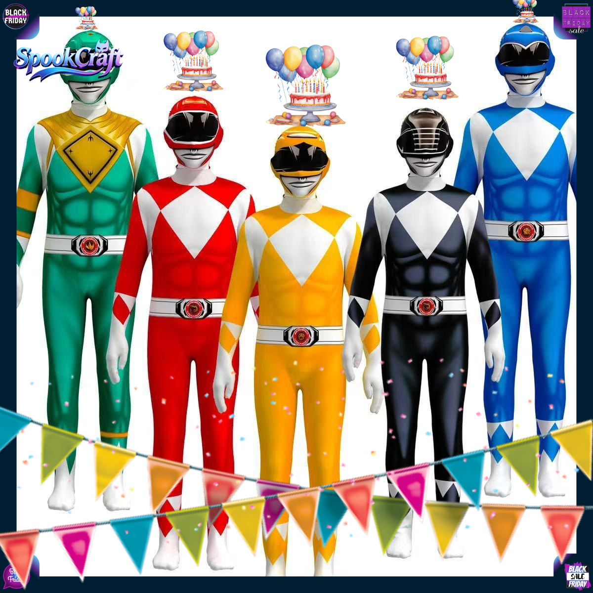 Kids Cosplay Anime - Nouveau Costume de Ranger Samurai Sentai