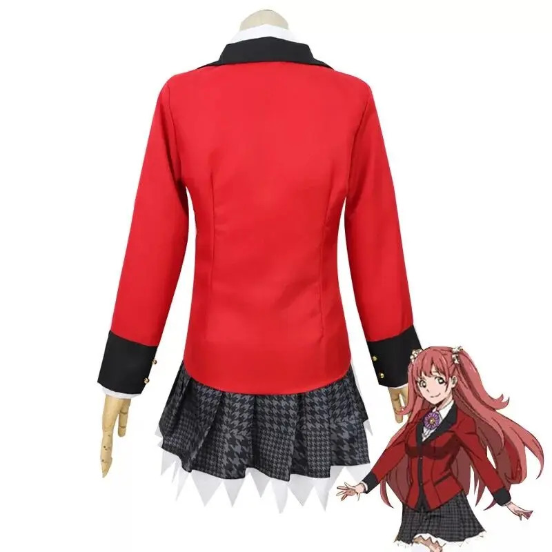 Anime Cosplay Kakegurui - Anime Yumemite Jabami Yumeko Cosplay Kakegurui