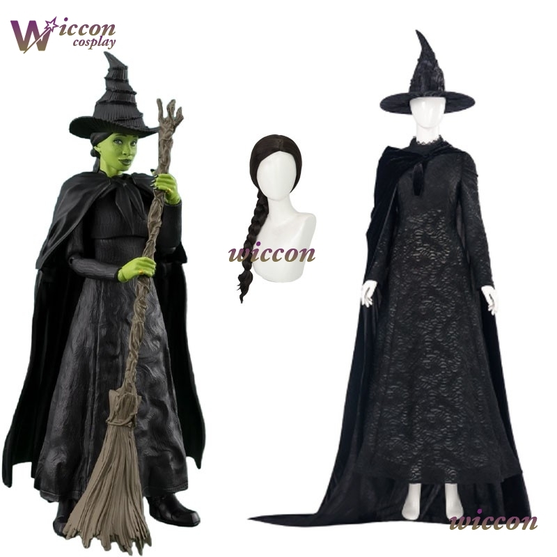 Kids Cosplay Anime - YesoK film méchant Elphaba Cosplay Costume