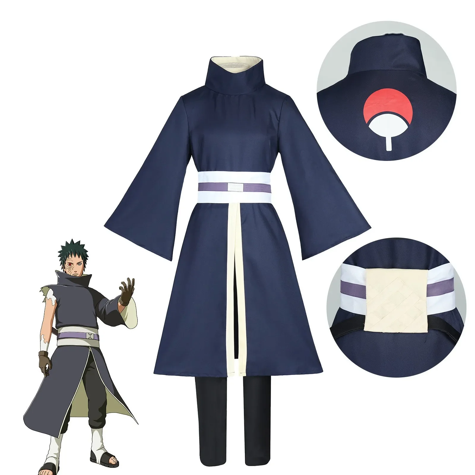 Anime Cosplay Obito - Costume d'Halloween Anime Uchiha Obito Cosplay,