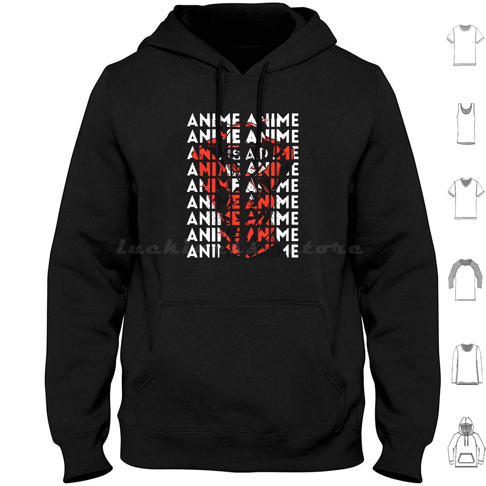 Anime Cosplay Idea - Hoodie Manga en Coton à Manches