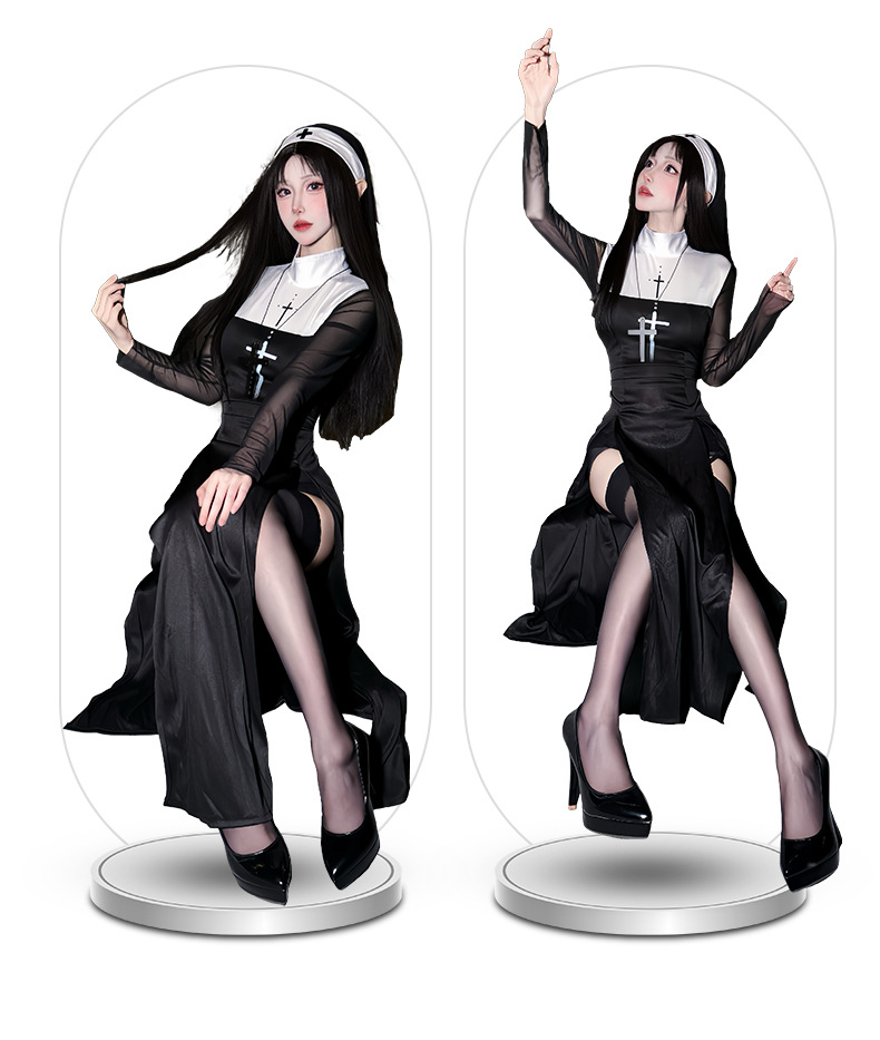 Costume de cosplay de nonne se - Anime Cosplay Nun avis et prix