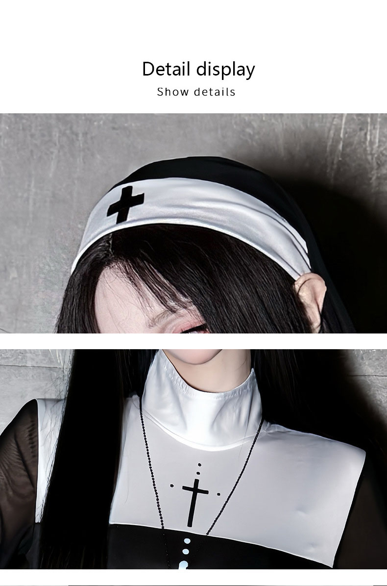 Costume de cosplay de nonne se - Anime Cosplay Nun avis et prix