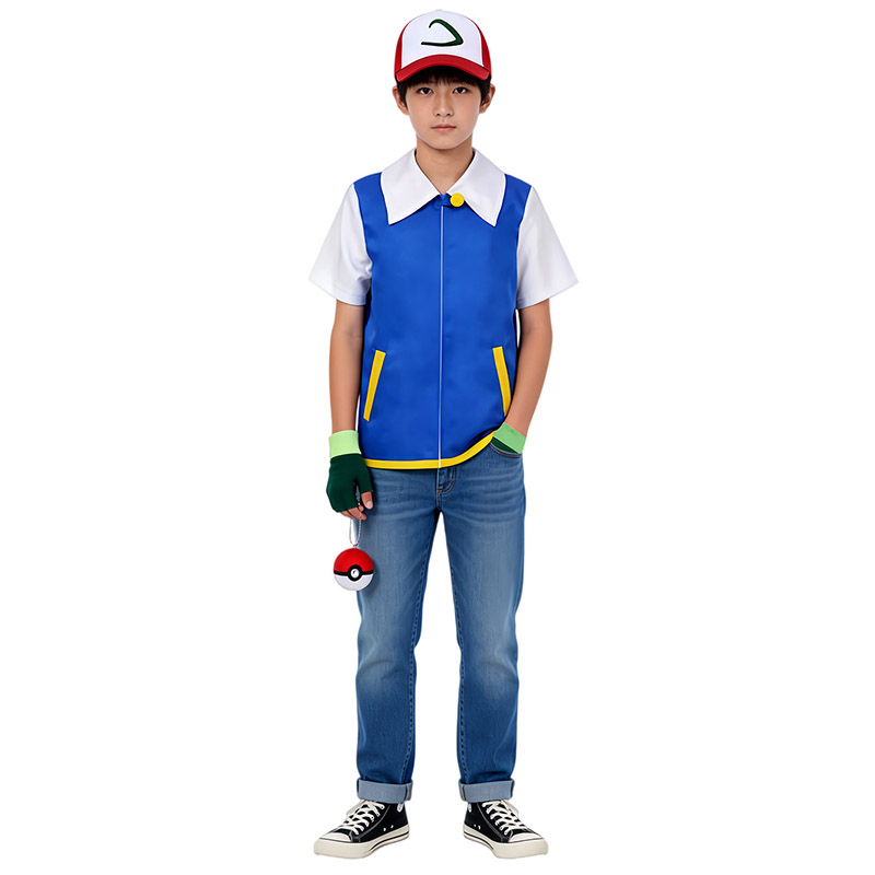 Costume de cosplay Ash Ketchum - Kids Cosplay Anime avis et prix