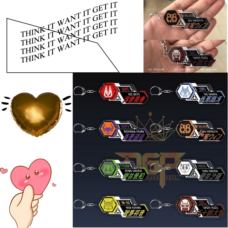 Porte-clés en acrylique avec l - Anime Cosplay Kamen Rider avis et prix