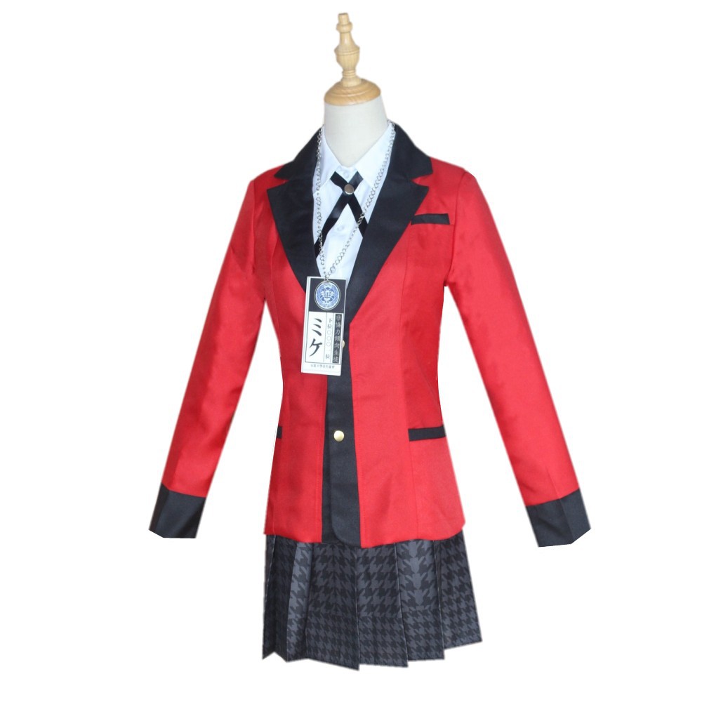 Jupe plissée de cosplay pour f - Anime Cosplay Kakegurui avis et prix