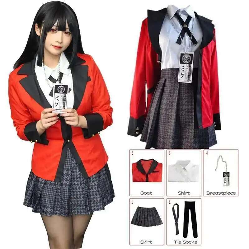Costume de Cosplay Anime Kakeg - Anime Cosplay Kakegurui avis et prix