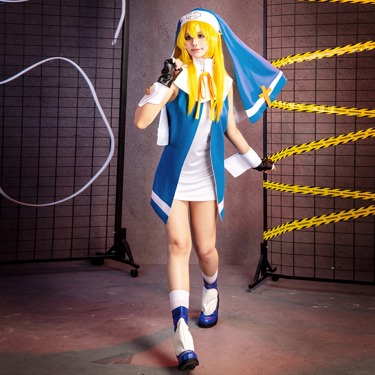 Guilty Gear ‌   Bridget ‌ ‌ ‌  - Anime Cosplay Nun avis et prix