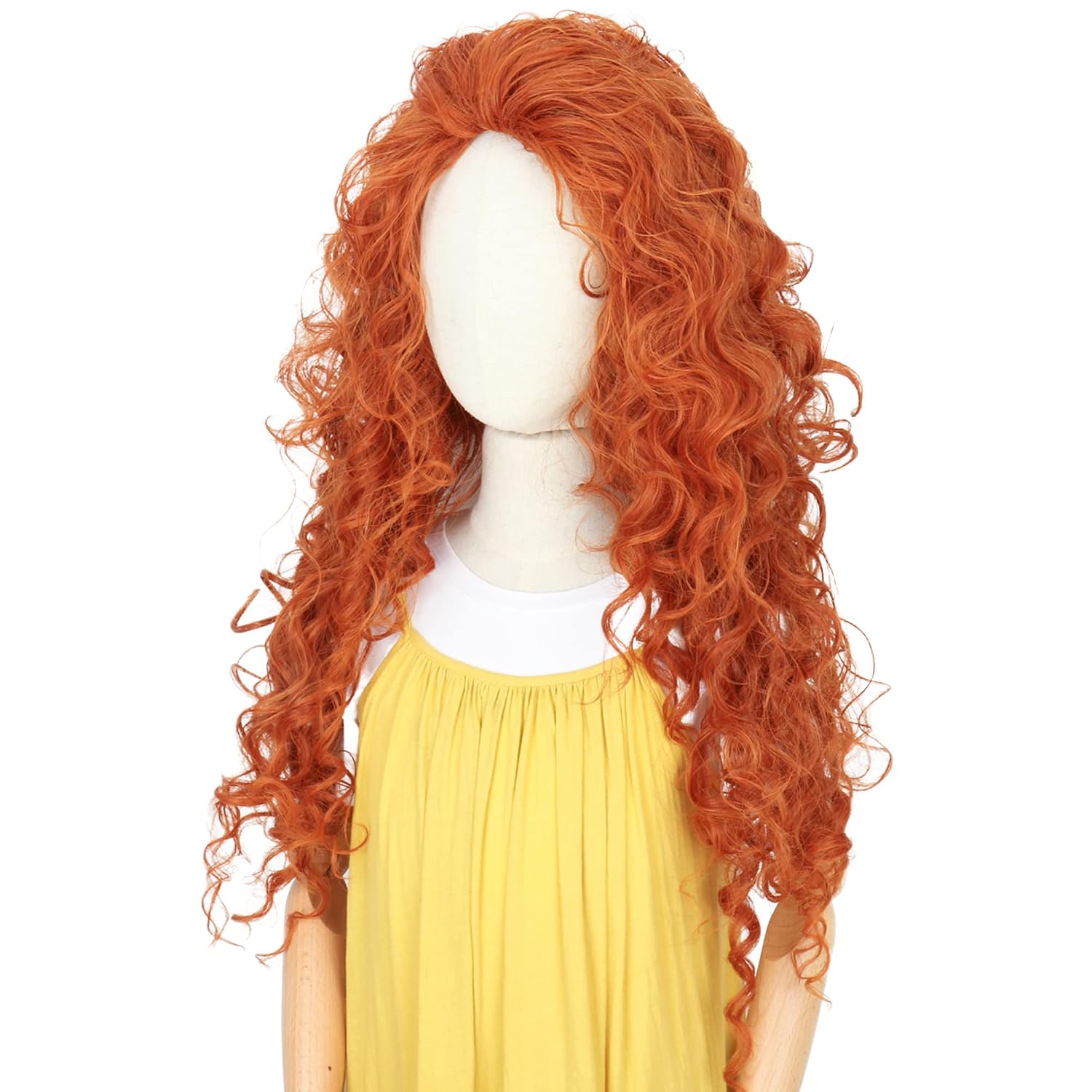 Perruques synthétiques longues - Anime Cosplay Orange Hair avis et prix