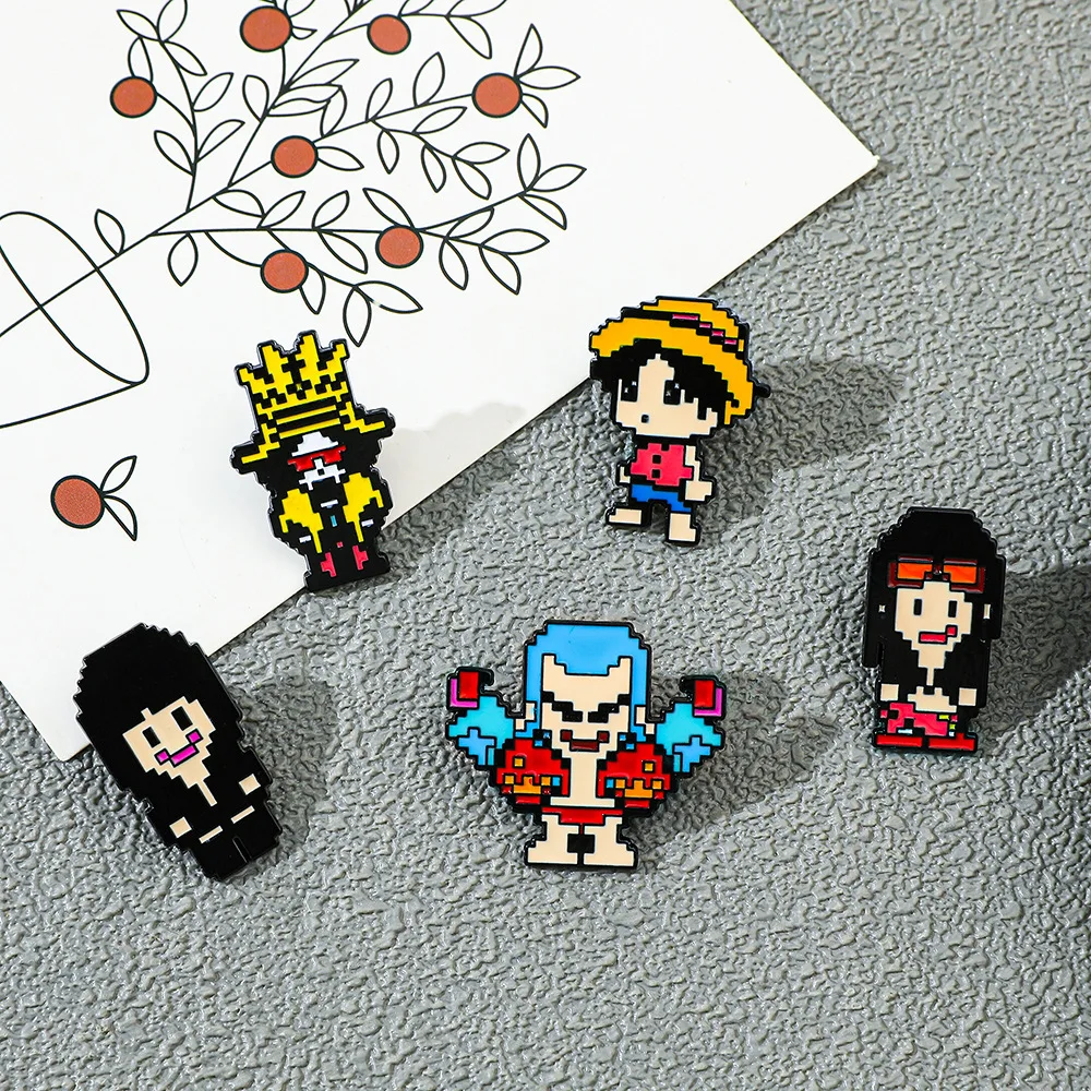 Lot de 5 Broches Créatives Sty - Anime Cosplay One Piece avis et prix