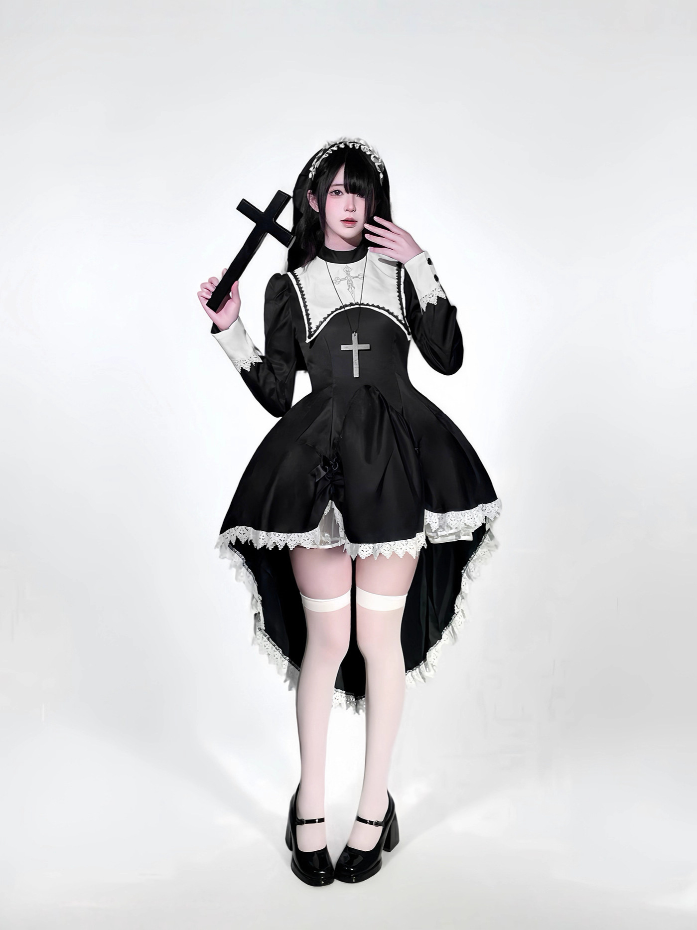 Costume de nonne d'halloween e - Anime Cosplay Nun avis et prix
