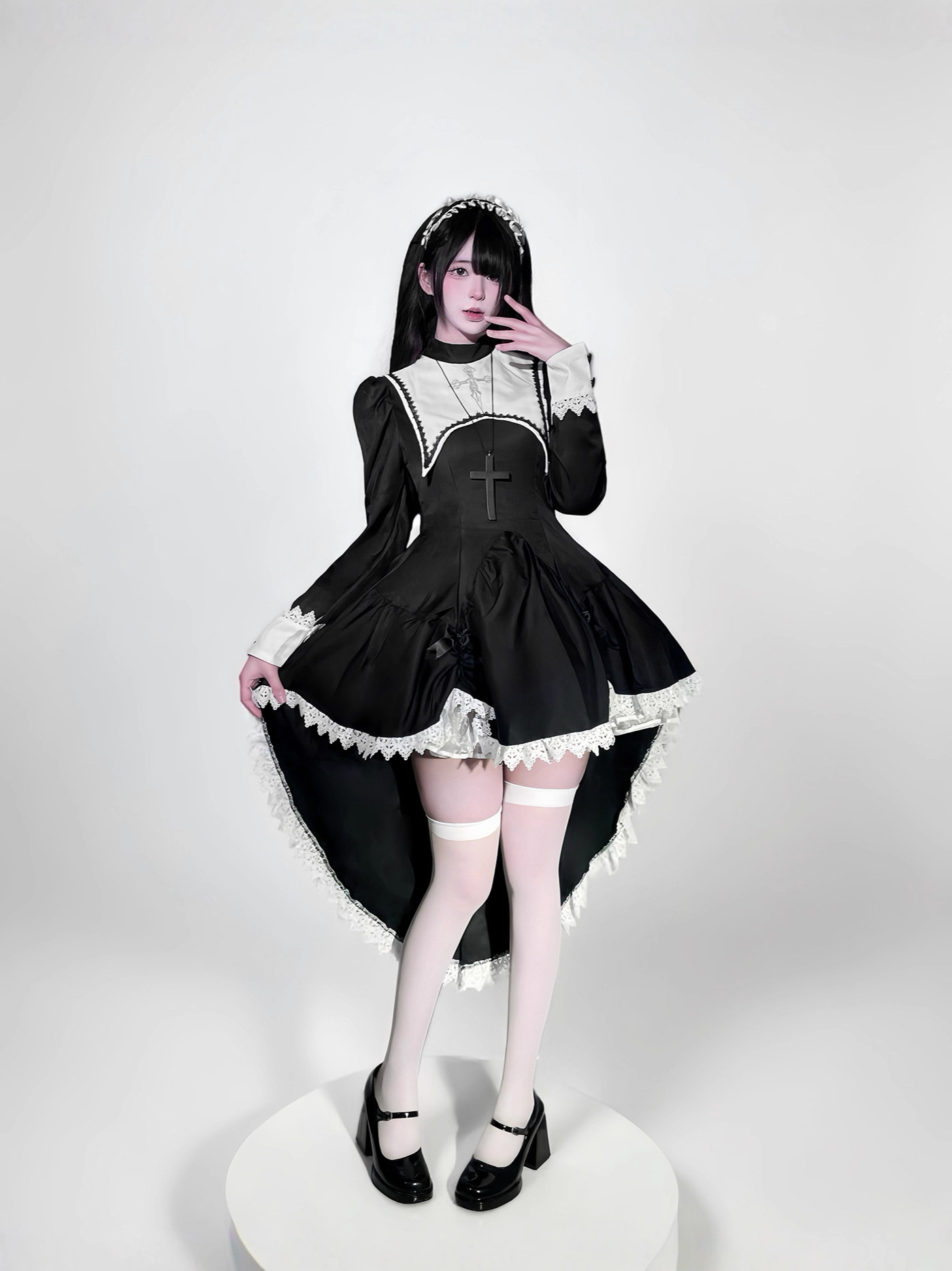Costume de nonne d'halloween e - Anime Cosplay Nun avis et prix
