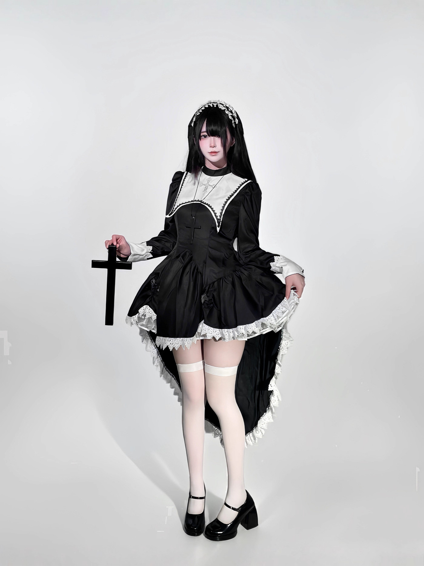 Costume de nonne d'halloween e - Anime Cosplay Nun avis et prix