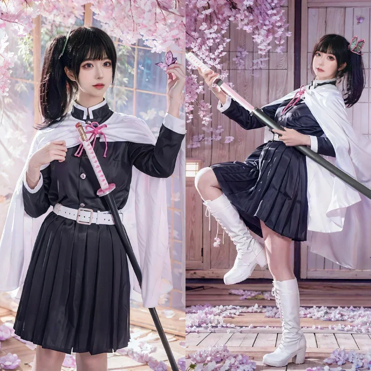 Costume de cosplay Tsuyuri Kan - Demon Slayer Haori avis et prix