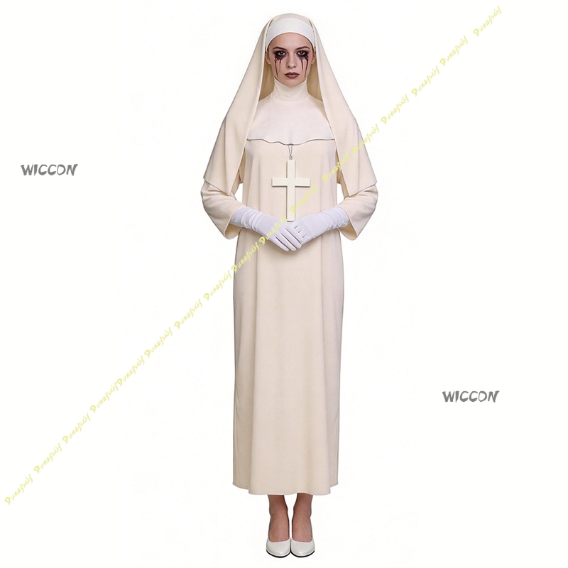Costume de cosplay de nonne bl - Anime Cosplay Nun avis et prix