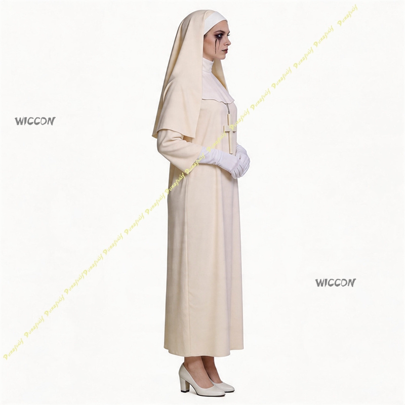 Costume de cosplay de nonne bl - Anime Cosplay Nun avis et prix