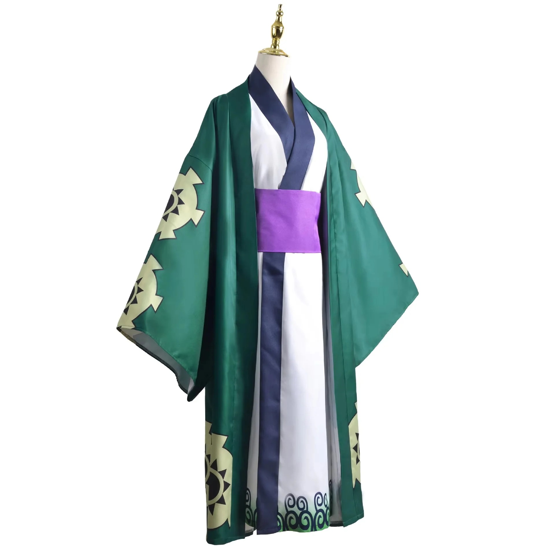 Vert Roronoa Zoro Kimono Cospl - Anime Cosplay One Piece avis et prix