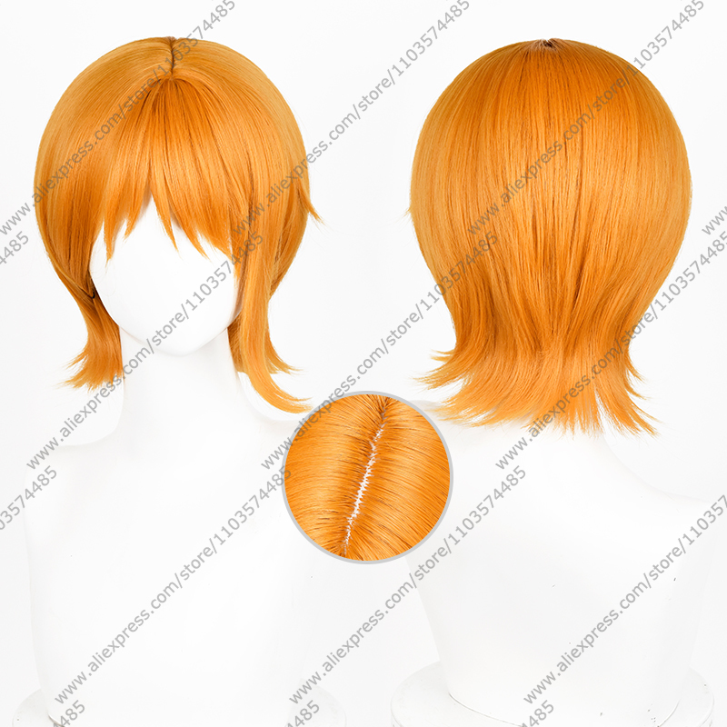 Perruques de Cosplay Anime Nam - Anime Cosplay Orange Hair avis et prix