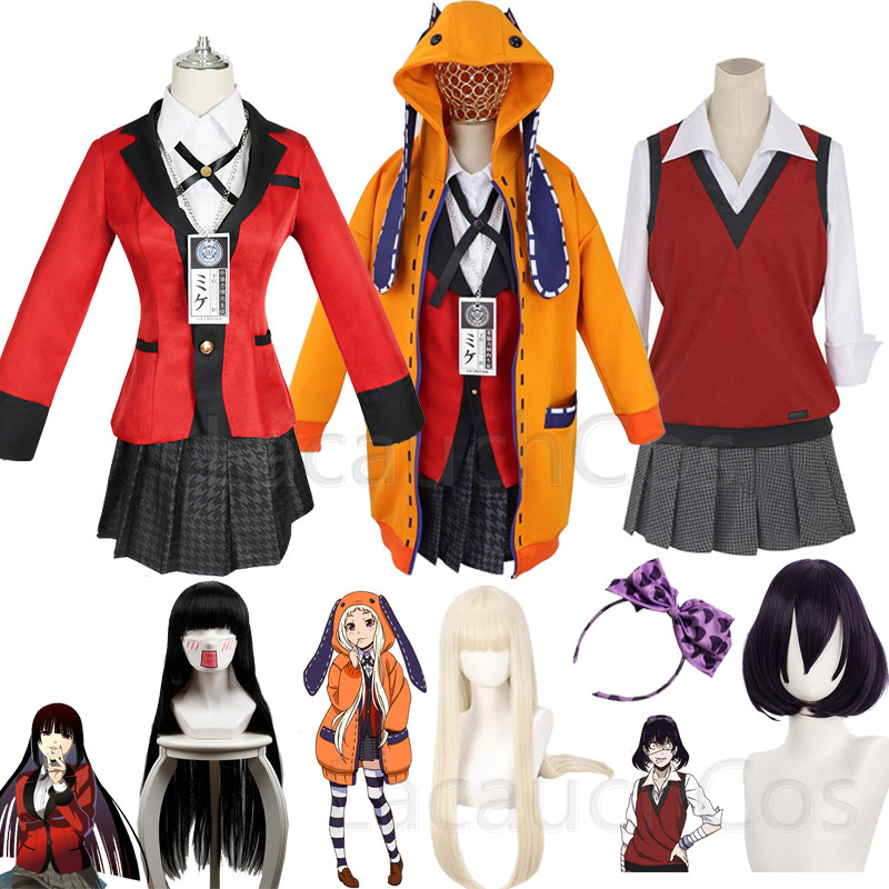 anime excitation folle Jabami  - Anime Cosplay Kakegurui avis et prix